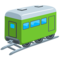 Railway Car emoji on Messenger